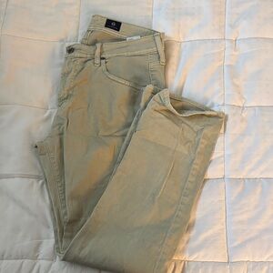 Ag Adriano Goldschmied Light Khaki Casual Pants